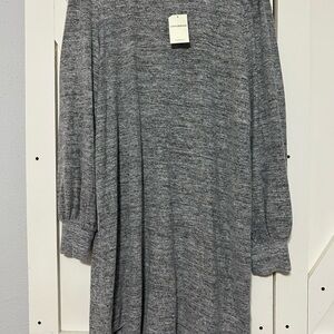 Lucky Brand Heather Gray Knit Top